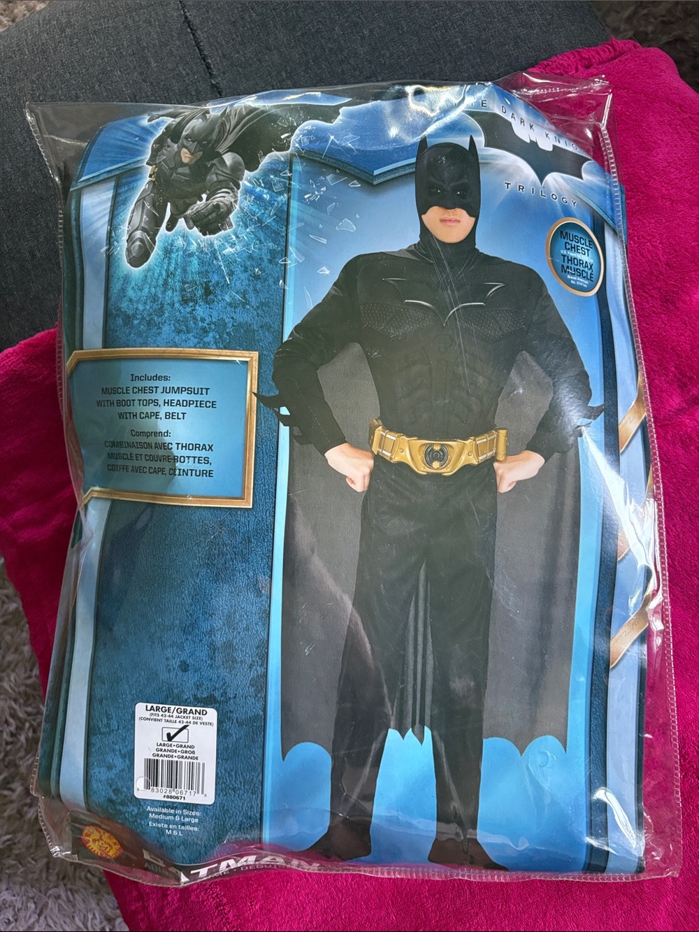 Spirit Black and Gold Batman Costume - Men